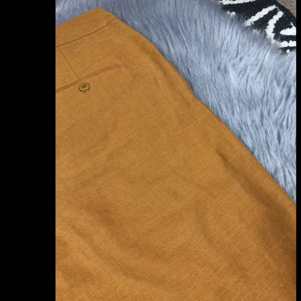 Wilfred Allant Crop Linen Pants Amber Earth Sz 2